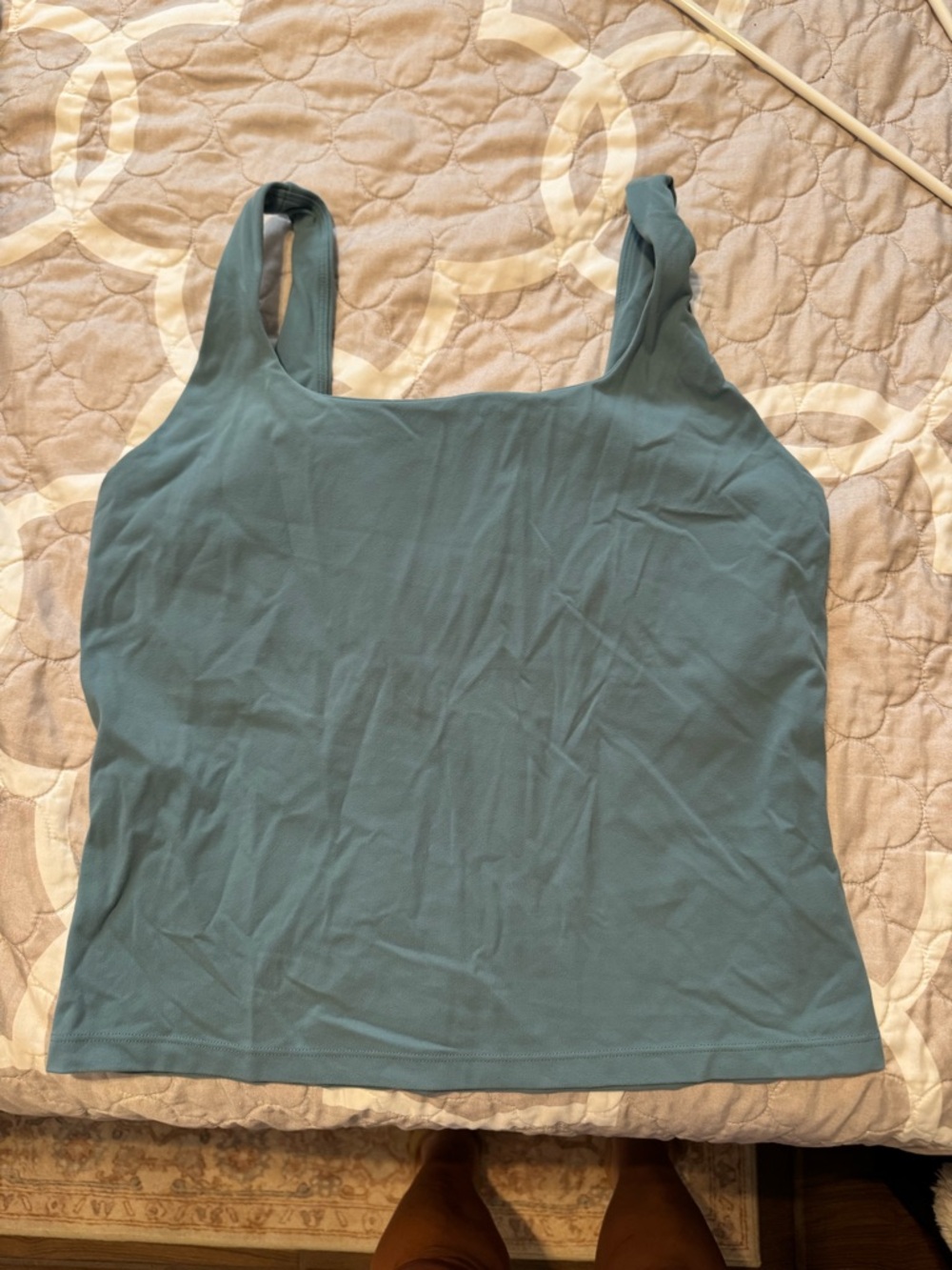 FLX Affirmation Square Scoop-Neck Tank Top